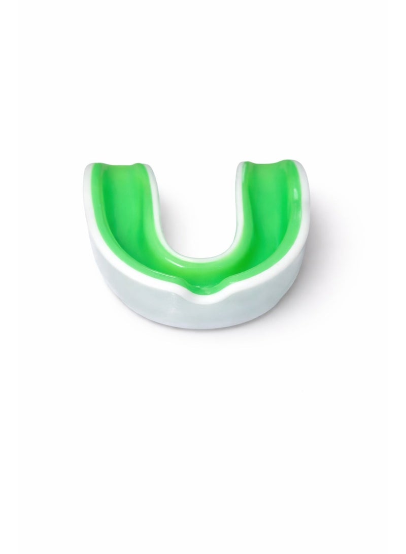 Mouth guard for boxing - Green & White - Image 2